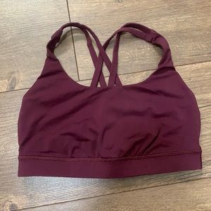 Lululemon Energy Bra size 6